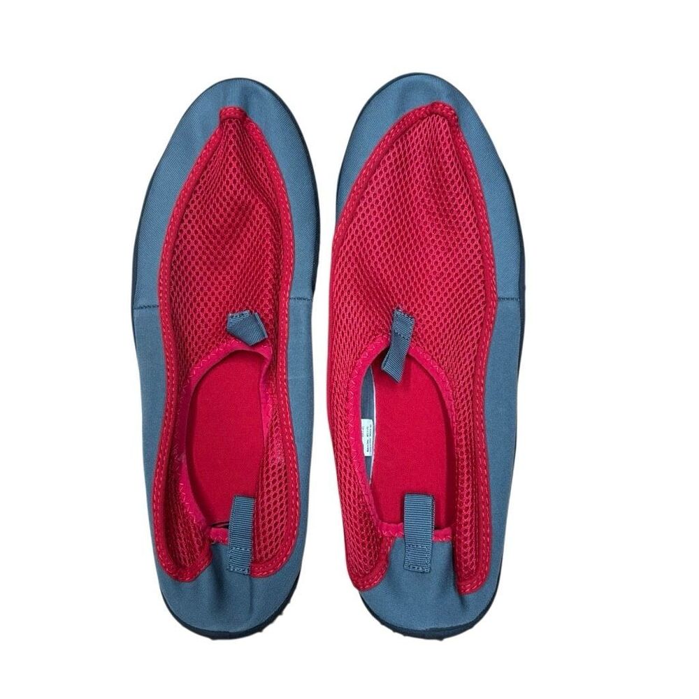 Athletic Works Size 13/14 Red & Gray Water Swim Shoes NWOT